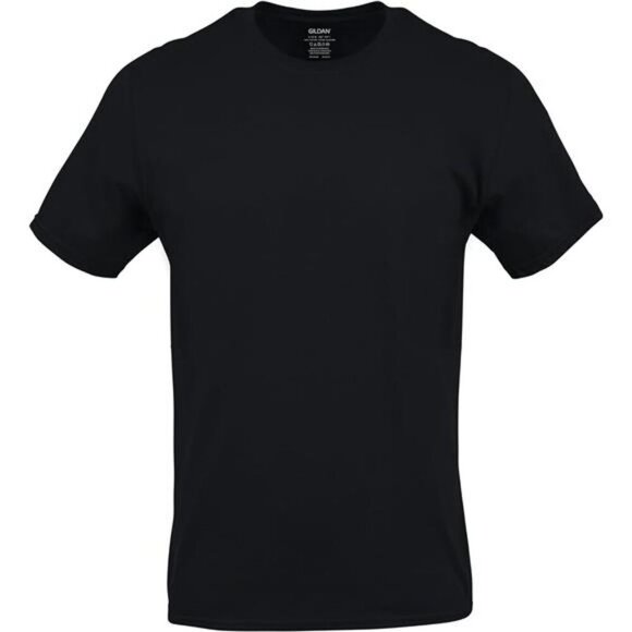 Gildan Platinum Mens Crew Neck T Shirts Pack Soft Cotton Moisture Wicking Unders - Picture 4 of 7